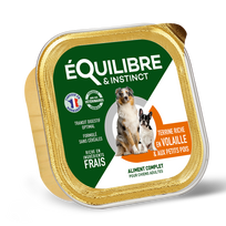 Paštetas su paukštiena ir žirneliais (300g) | Equilibre Volaille