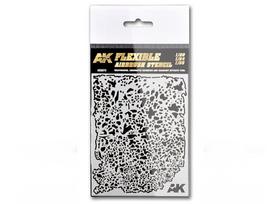 AK Interactive - Dažymo trafaretas (STENCIL) 1/20 – 1/24 – 1/35, 9079