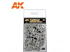 AK Interactive - Dažymo trafaretas (STENCIL) 1/48 – 1/72, 9080