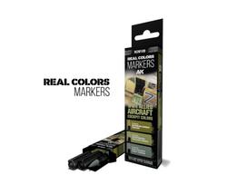 AK Interactive - WWII Allied Aircraft Cockpit Colors – RC Markers Set (žymeklių komplektas), RCM109