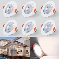 LED įleidžiami lubiniai šviestuvai 6 W  6 vnt.