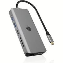 Raidsonic IB-DK4061-CPD, docking station (anthracite, USB-A, USB-C, HDMI, card reader, Gigabit LAN) 61059