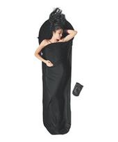 Miegmaišio įdėklas Cocoon, Merino vilna, juodas
