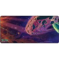 XL žaidimų pelės kilimėlis - RICK IR MORTY - Išorinis kosmosas - Atsparus vandeniui - Siūti kraštai - 900x420mm