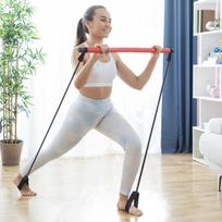 Innovagoods Fitneso lazda su pasipriešinimo juostomis ir pratybų vadovu