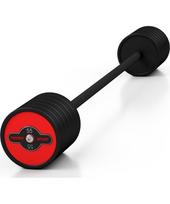 Fiksuoto svorio gumuotas grifas Marbo Sport, 55kg, raudonas