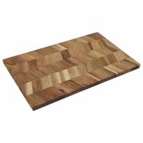 Pjaustymo ir serviravimo lentelė, 40x25 cm, Akacijų medienos virtuvinė lenta 40x25 cm Medinė virtuvinė lenta užkandžiams pjaustyti ir patiekti, pagaminta iš tvirtos ir patvarios akacijų medienos: 40x25 cm, jos matmenys: 40x25 cm