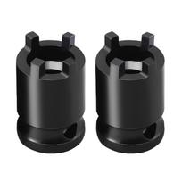 2pcs Angle Grinder Wrench Attachment 1/2Inch Socket Adapter 4Pin Driver Spanner for Cordless Impact Tool Removal Tool