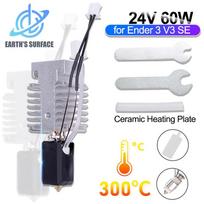3D spausdintuvo dalys Hotend rinkinys Creality Ender 3 V3 SE 24V 60W keramikinis šildytuvas termistorius karšto galo rinkinys purkštukų rinkinys šildymo blokas 1Pcs