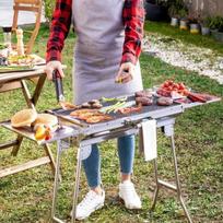 Sulankstomas nerūdijančio plieno kepsninis - INNOVAGOODS - Anglis