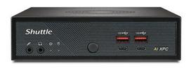 SHUTTLE Slim AI PC DN11H7 Intel Core Ultra 7 155H, Intel Arc graphics, 2x HDMI, 2x DP, 4x 2.5Gbit LAN, VESA, 24/7 permanent operation