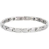 Female Bracelet Stainless Steel Magnet Hand Chain Pain Relive Health Care Wrist Jewelry
