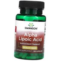 Alpha Lipoic Acid Capsules, Alpha Lipoic Acid 50, Swanson 120caps (70280023) 120caps