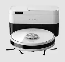 Robot Cleaner w/Dust Collector, white, 2in1 and dust tank, 4000pa, 3200mAh battery