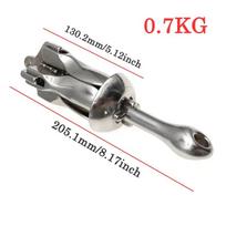 0,7 kg/1,5 kg Patvarus valties inkaras Pripučiama valtis Nerūdijančio plieno Geležies Metalo Inkaras Valtims Kajakams Mažoms Valtims Plaustams Žvejybos Valtims Kajakams