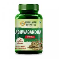 Ašvagandha (120 lašų, ​​500 mg), Ašvaganda, Himalajų organinis