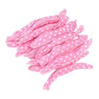 20pcs Hair Curler Rollers Flexible Soft Sponge DIY Night Sleep Hair Styling Tools Pink