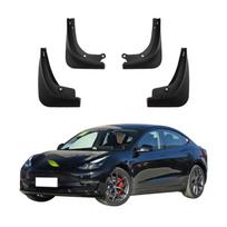 4 vnt. purvasaugiai, suderinami su Tesla Model 3 2012 2013 2014 2015 2016 2017 2018 2019 2020 2021 2022 TS-03 juoda