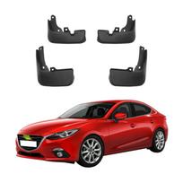 4 vnt. Automobilio purvasaugiai Purvo atvartai Purvo apsaugai Automobilio purvasaugiai Suderinami su Mazda 3 BM Sedanas 2014 2015 2016 2017 MZ-03 juoda