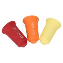 Cupping Therapy Sets 3 Strength Relief Muscle Relaxation Body Massage Silicone Vacuum Suction Cups 3pcs geltona/raudona