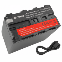 Sony NP-F970 PRO USB-C akumuliatorius su indikatoriumi 9600 mAh