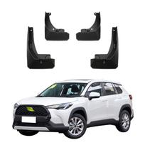 4 vnt. Automobilio purvasargiai, purvasaugiai, purvasargiai, automobilio purvasargiai, suderinami su Toyota corolla cross 2020 2021 FT-80 juoda