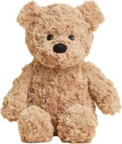 Šildomas pliušinis žaislas WARMIES meškutis Brown Curly Bear (standartinis dydis)