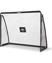 Mobilūs futbolo vartai su atmušimo sienelė Exit Coppa 220x170x80cm