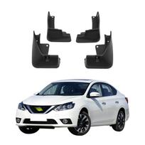 4PCS Splash Guards Mudguards Compatible with Nissan Sentra Pulsar Sylphy B17 2013 2014 2015 2016 2017 2018 2019 NS-12 juoda