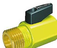 Broen Gaskuglehane m.hdt. 3/4 - m-n