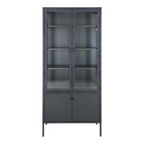 Vitrinos spinta | 80 x 180 x 35 cm | Juoda