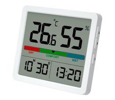 Winner Group - Skaitmeninis termometras su LCD ekranu ir drėgmės matuoklis 2xCR2032 balta