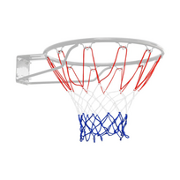 Krepšinio tinklelis Court Outdoor Net for Basketball Hoop (Spalva: Raudona, balta ir mėlyna)