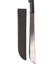 18" MACHETE STEEL WITH SAWBACK