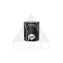Apsauginiai dažai DEKORATOR 3in1 antracitas RAL7016 2.5L  203039
