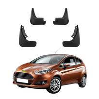 4 vnt. purvasargių, suderinamų su Ford Fiesta Hečbeku 2009 2010 2011 2012 2013 2014 2015 2016 2017 FF-08 juoda