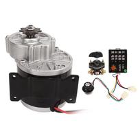 12V 350W Reduktorinis Elektrinis Variklis Su Valdikliu Apverčiamu Jungikliu 12V 500W Greičio Valdymo Rankenėlė