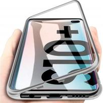 Coque - PHONILLICO - Samsung Galaxy S10 PLUS - Argent - Protection 360 - Métal et Verre trempé sidabras