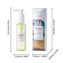 Azijos centelio valomasis aliejus 100 ml Gaivinantis 3-in-1 makiažo valiklis akims, lūpoms ir veidui Švelnus ir nedirginantis