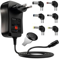 Universalus reguliuojamas maitinimo adapteris, 3–12 V, USB, 30 W, su 6 antgaliais IZOXIS 26106