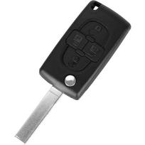Raktų dėklas Peugeot 807 1007 Citroen C8 Fiat Ulysse - 4 mygtukai - Be vietos baterijai - Nuotolinio valdymo pultelis Phonillico®