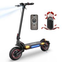 iscooter iX7 Pro Electric Scooter 48V17.5Ah Battery, Dual 1000W*2Motor ,10” Tire Adult Escooter, Max Speed 50-60km Range Black juoda