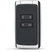 Automobilio raktas - Phonillico® - Atsarginė kortelė - 4 mygtukai - Suderinamas su Renault - Juodas