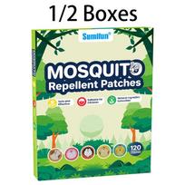 Sumifun 120/240Pcs Children's Cartoon Mosquito Repellent Stickers Harmless Adult Summer Outdoor Essential Anti-mosquito Bites Patches 120PCS(1 Box)