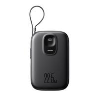 Atsarginis maitinimo šaltinis ("Power Bank") Išorinė baterija Joyroom 'JR-PBF18' juodas 10000mAh 22.5W (PD / QC3.0) + integruotas Lightning laidas + Type-C laidas