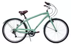 Huffy Sienna 27,5" Vintage dviratis, Shimano 7 greičių indeksas, Žalias