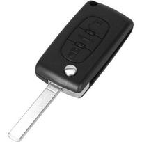 Raktų korpusas Peugeot Expert 407 307 207 308 Citroen C3 Picasso C5 - CE0523 - 3 mygtukai bagažinei - Be baterijos vietos Phonillico®
