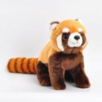 Mielas Realistiškas Meškėnas Raudonoji Panda Pliušinis Minkštas Kimštas Didelės Uodegos Gyvūno Lėlė Mielas Kūrybingas Pliušinis Žaislas Vaikams Kalėdinė Dovana 1pcs