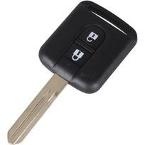 Raktų dėklas Nissan Almera Cabster Micra Navara Pathfinder X-Trail Qashqai - 2 mygtukų nuotolinio valdymo pultelis, ašmenys Phonillico®