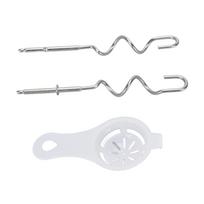 Hand Mixer Dough Hooks Replacement Stainless Steel Kitchen Dough Mixing Bread Hooks Hand Mixer Aid Attachments